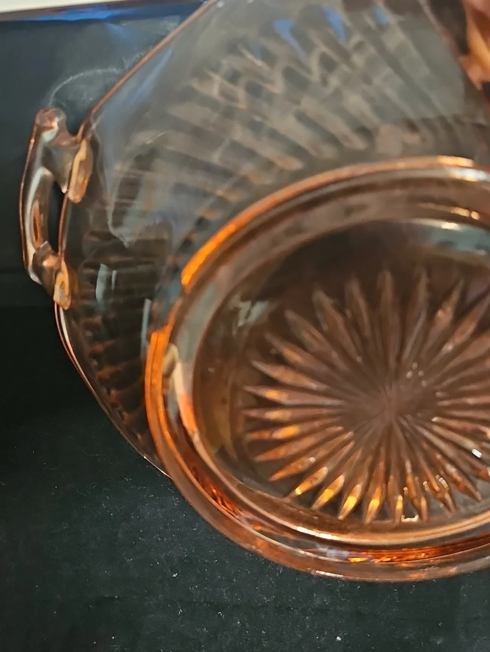 Optic Pink  Imperial Twisted Handled Bowl